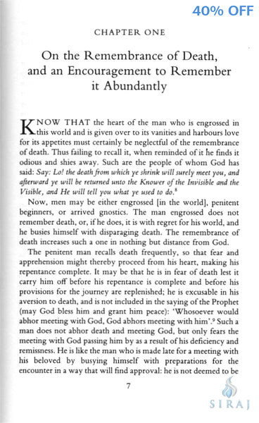 Al Ghazali on the Remembrance of Death & the Afterlife - Islamic Books - Fons Vitae