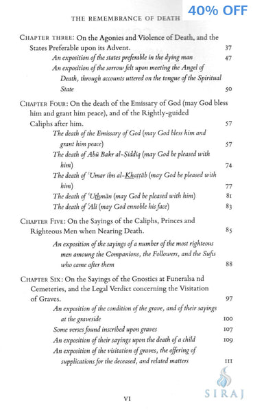 Al Ghazali on the Remembrance of Death & the Afterlife - Islamic Books - Fons Vitae