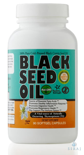 Black Seed Oil - 90 Softgel Capsules 500mg - Black Seed Oil - Sweet Sunnah
