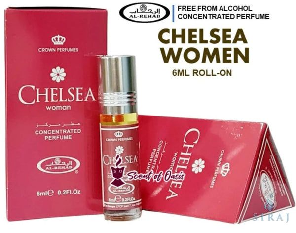 Chelsea Woman - 6 ml Perfume - Halal Fragrances - Al-Rehab Perfumes