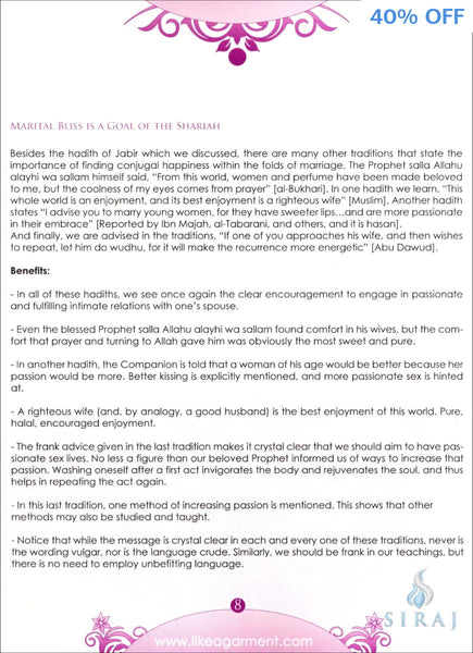 Like a Garment: Intimacy in Islam - Islamic Books - Yasir Qadhi