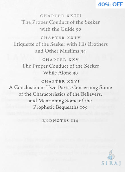 The Laws Of The Heart: An Introduction To The Spiritual Path In Islam - Islamic Books - Al Madina Institute