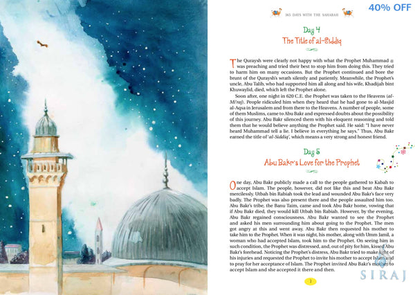 365 Days With The Sahabah (Hardcover) - Childrens Books - Goodword Books