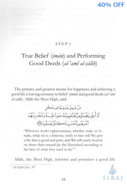 8 Steps To Happiness: Awakening the Inner Self in Pursuit of Personal Change - Islamic Books - Dar As-Sunnah Publishers