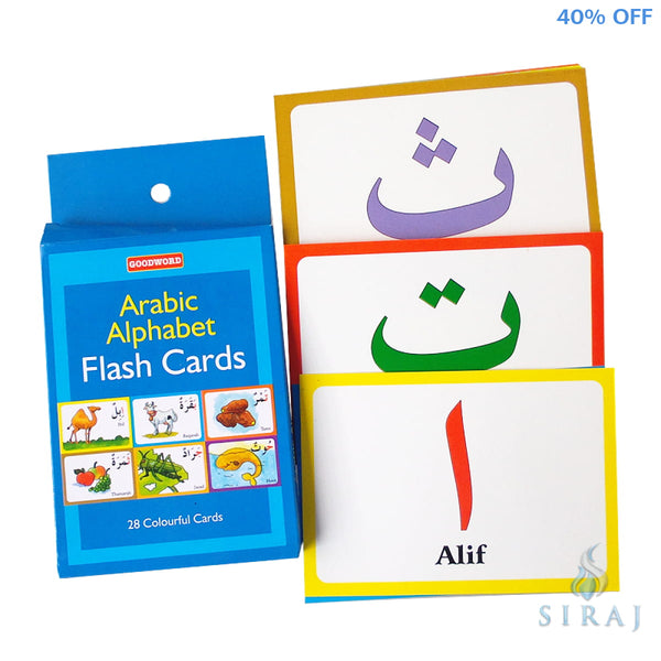 Arabic Alphabet Flash Cards - Games - Goodword Books