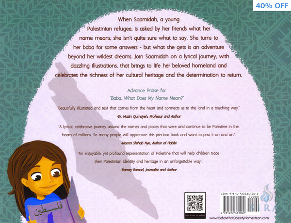 Baba What Does My Name Mean?: A Journey to Palestine - Paperback - Children’s Books - Rifk Ebeid