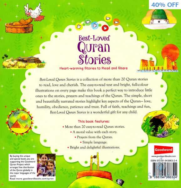 Best-Loved Quran Stories (Hardcover) - Children’s Books - Goodword Books