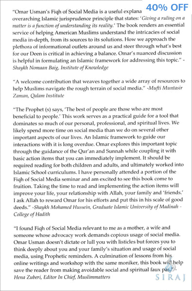 Fiqh of Social Media: Timeless Islamic Principles for Navigating the Digital Age - Islamic Books - Qalam Books