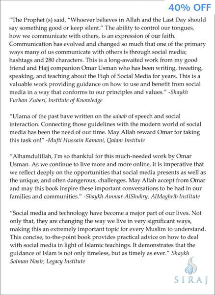 Fiqh of Social Media: Timeless Islamic Principles for Navigating the Digital Age - Islamic Books - Qalam Books