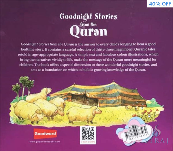 Goodnight Stories From The Quran (Hardcover) - Childrens Books - Goodword Books