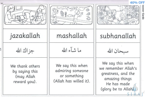 Islamic Manners Activity Book - Childrens Books - The Islamic Foundation