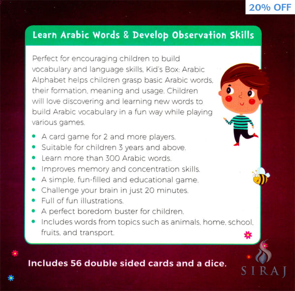 Kids Box: Arabic Learning Game - Games - Goodword Books