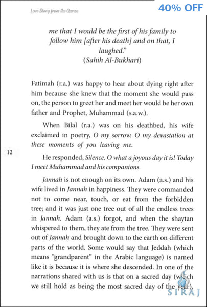 Love Stories from the Qur’an - Islamic Books - Tertib Publishing