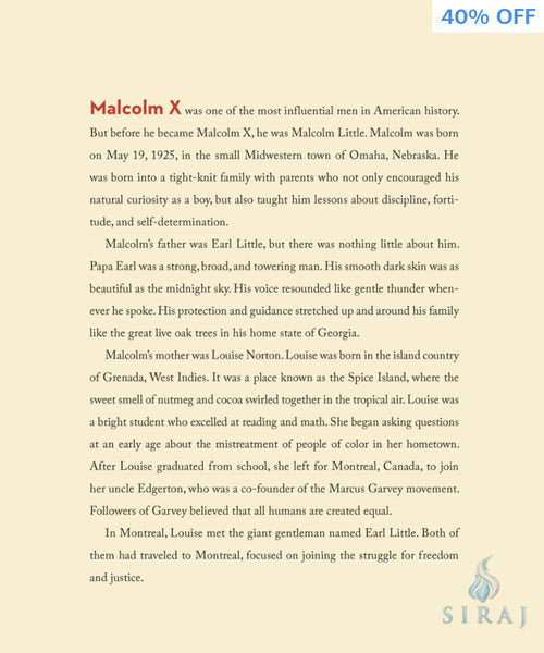 Malcolm Little: The Boy Who Grew Up to Become Malcolm X - Children’s Books - Anthenum Books