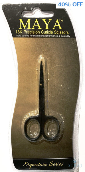 Maya 18k Precision Cuticle Scissors - Manicure/Pedicure Accessories - Maya Cosmetics