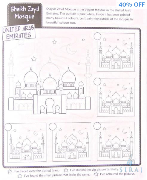 Mosques of the World Activity Book - Childrens Books - The Islamic Foundation