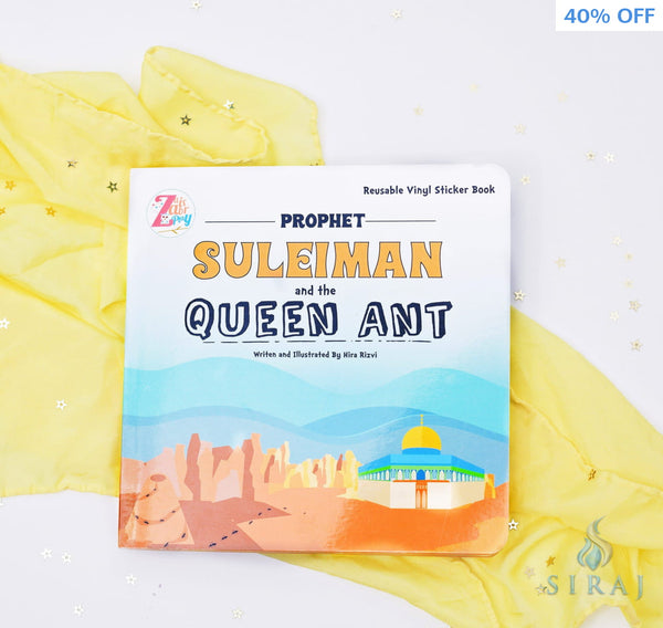 Prophet Suleiman And The Queen Ant: Reusable Vinyl Stickers - Childrens Books - Zair Zabr Play