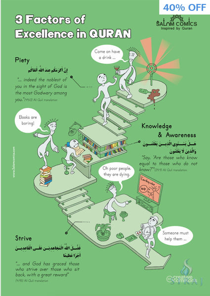 Quranic Infographics: A Collection of Illustrations Inspired by the Qur’an - Children’s Books - Salam Comics