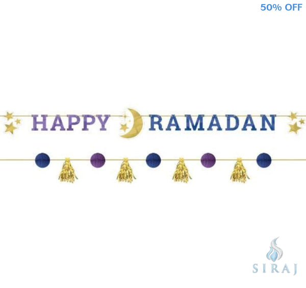 Ramadan Letter Banner With Mini Banner - Banners - Amscan