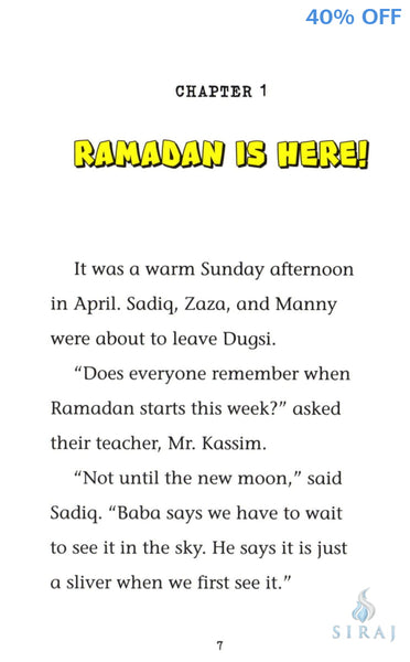 Sadiq and the Ramadan Gift - Children’s Books - Picture Window Books