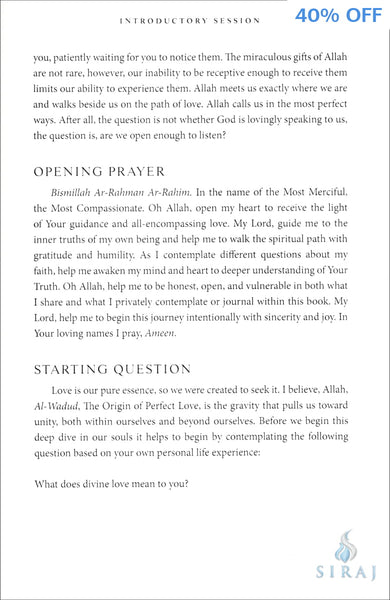 Secrets of Divine Love Journal: Insightful Reflections that Inspire Hope and Revive Faith - Hardcover - Islamic Books - A. Helwa