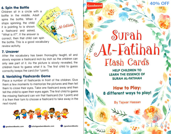 Surah Al-Fatihah Flash Cards - Games - Goodword Books