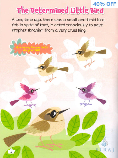 The Prophets Of Islam: Prophet Ibrahim And The Little Bird Activity Book - Childrens Books - The Islamic Foundation