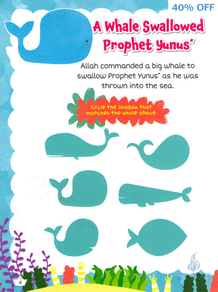 The Prophets Of Islam: Prophet Yunus Swallowed By The Whale Activity Book - Children’s Books - The Islamic Foundation