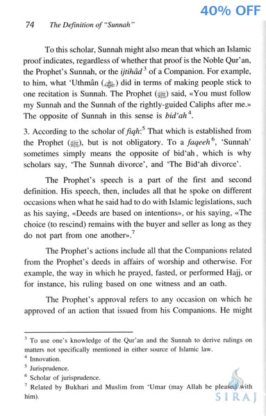 The Sunnah and Its Role in Islamic Legislation - Islamic Books - IIPH