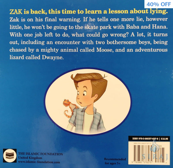 Zak and His Little Lies - Childrens Books - The Islamic Foundation