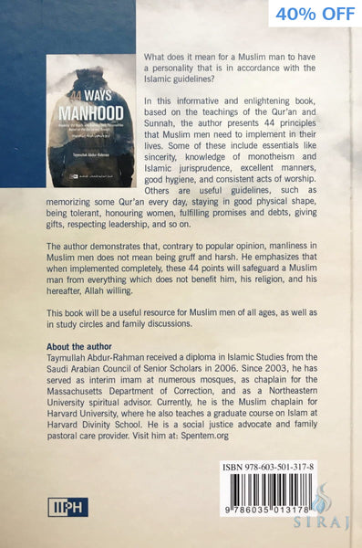 44 Ways To Manhood: Breaking Old Habits And Building New Personalities - Islamic Books - IIPH