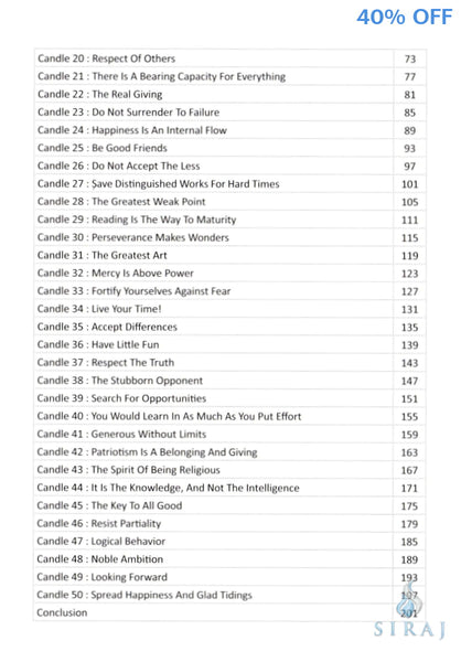 50 Candles To Light Your Path - Islamic Books - Dakwah Corner Publications