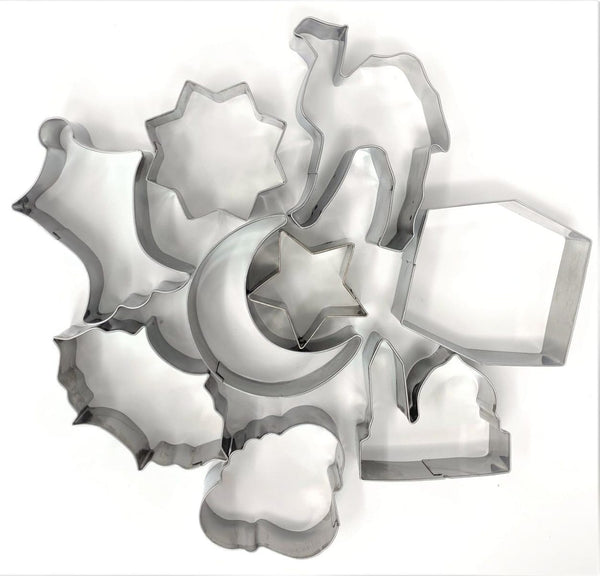 9 Piece Islamic Cookie Cutters - Bakeware - Eidway