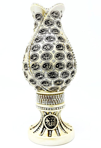99 Names Of Allah - Esma ul Husna Tulip Statue Pearl - Islamic Home Decor - Sultan
