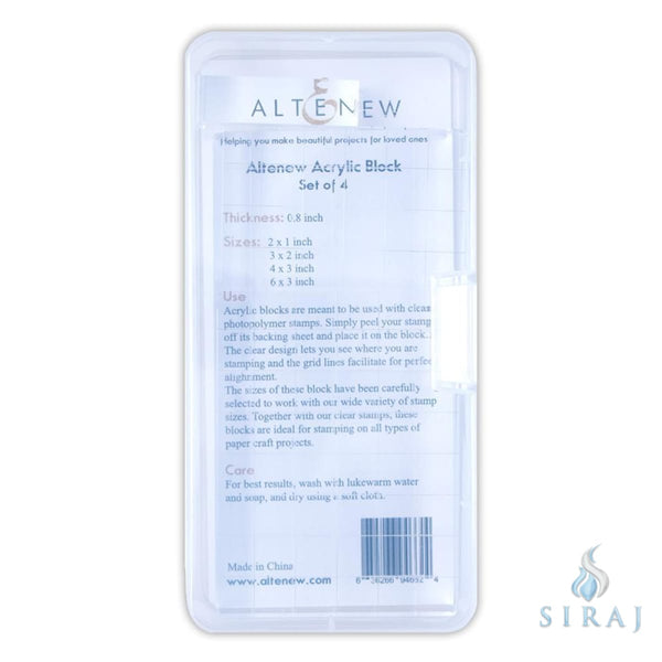 Acrylic Block Set - Stamps - Altenew
