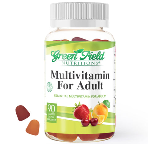 Adult Essential Multivitamin Gummies - Halal Vitamins - Greenfield Nutritions