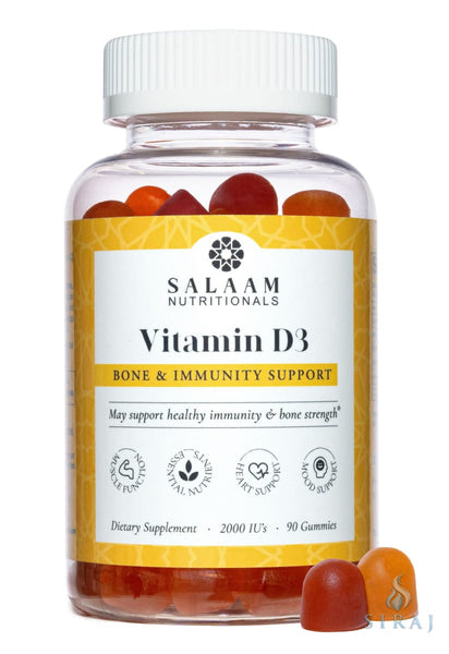 Adult Vitamin D3 Gummies - Halal Vitamins - Salaam Nutritionals