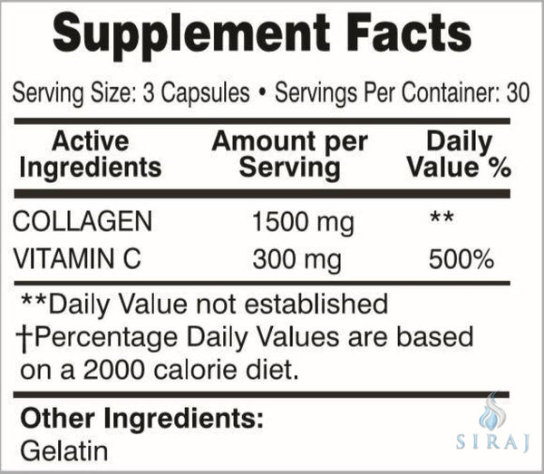 Advanced Collagen with Vitamin C - Halal Vitamins - Greenfield Nutritions