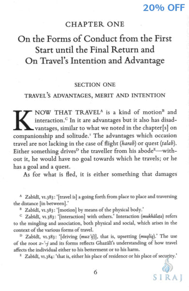 Al Ghazali on Conduct in Travel - Islamic Books - Fons Vitae
