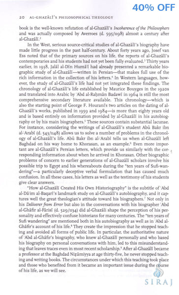 Al-Ghazali’s Philosophical Theology - Paperback - Islamic Books - Oxford University Press