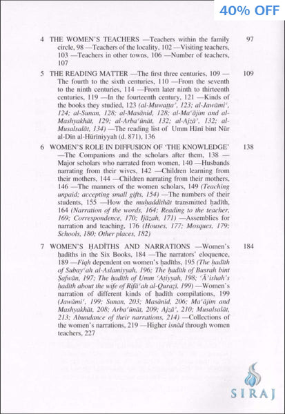 Al-Muhaddithat: The Women Scholars in Islam - Islamic Books - Interface Publications