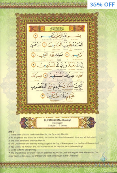 Al-Quran Al-Karim Word-By-Word Translation & Color Coded Tajweed (A4 Size Large) - Black Hardcover - Islamic Books - Karya Bestari