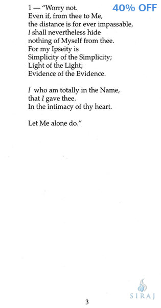 Alone with The Alone in The Name - Islamic Books - Fons Vitae