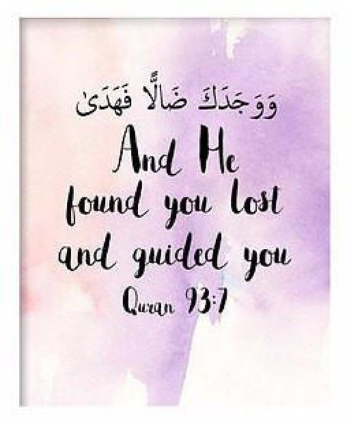 And He Found You Print - Art Prints - The Craft Souk