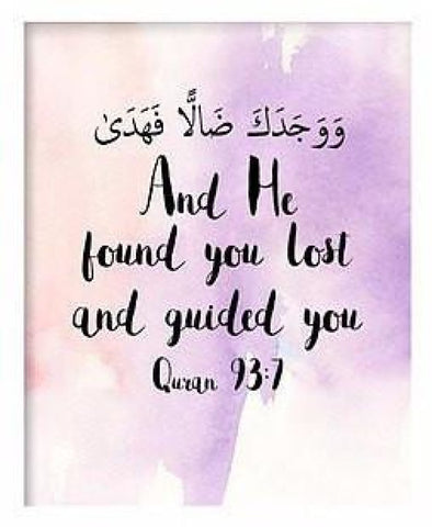 And He Found You Print - Art Prints - The Craft Souk