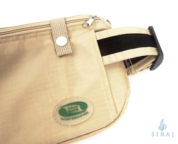 Anti-Theft Waist Bag and Ihram Belt - Travel Accessories - Hajj Safe