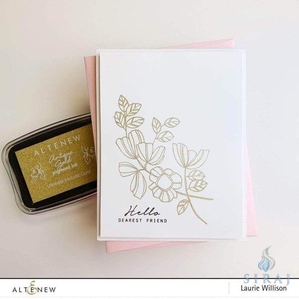 Antique Gold Pigment Ink - Inks - Altenew