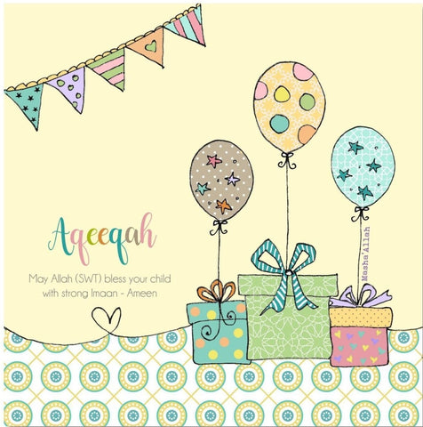 Aqeeqah Presents - Greeting Cards - Islamic Moments