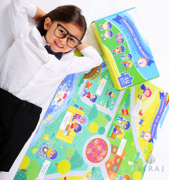 Awesomely Good Manners: A Day at the Park Puzzle - Games - Tertib Publishing