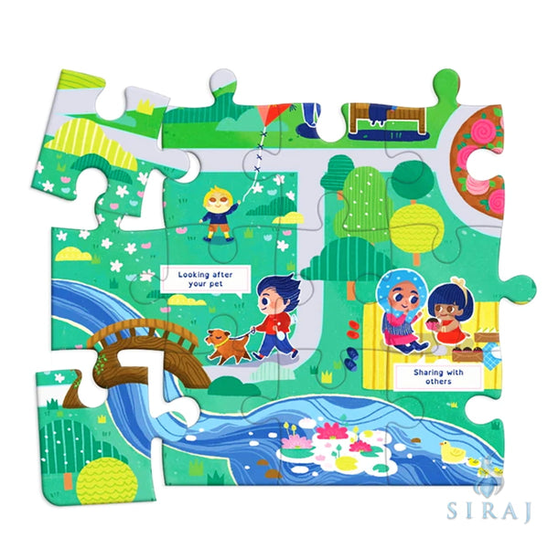Awesomely Good Manners: A Day at the Park Puzzle - Games - Tertib Publishing